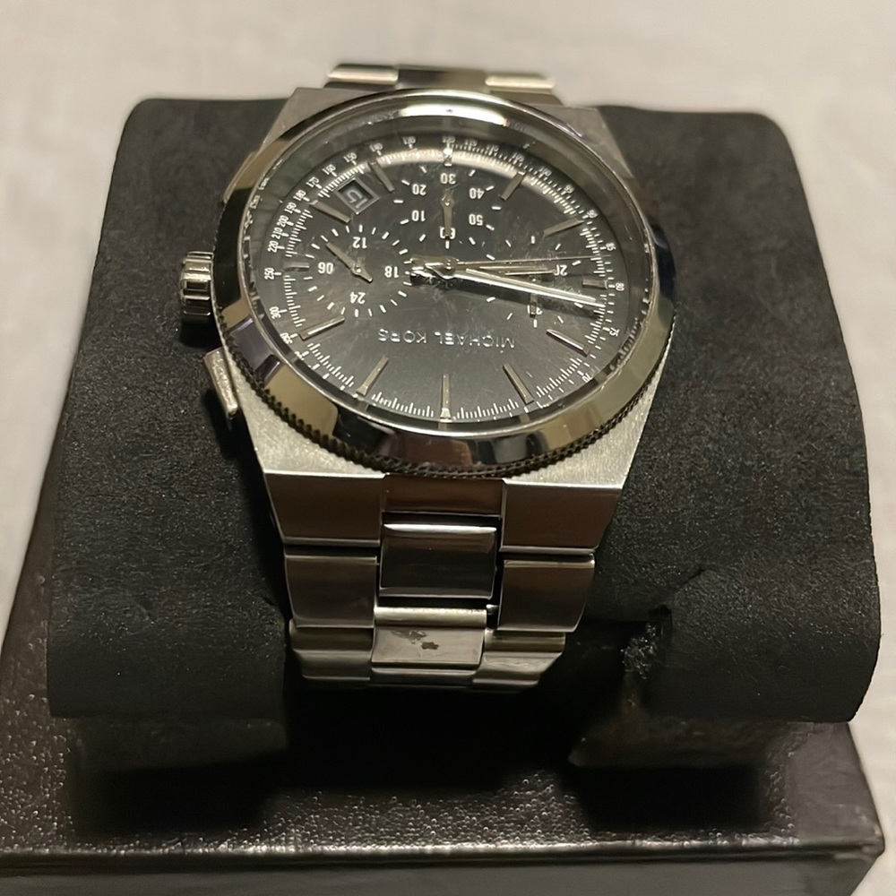 Used stainless steel Michael Kors watch - need battery